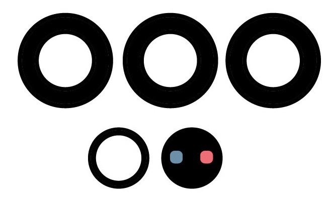 Samsung S918 S23 Ultra 5G kameros stikliukas (only lens 5pcs) ORG