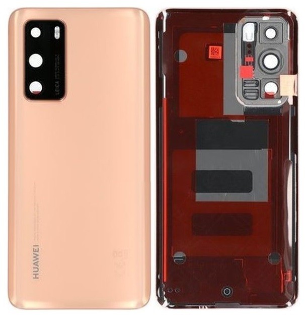 Galinis dangtelis Huawei P40 Blush Gold originalus (service pack)