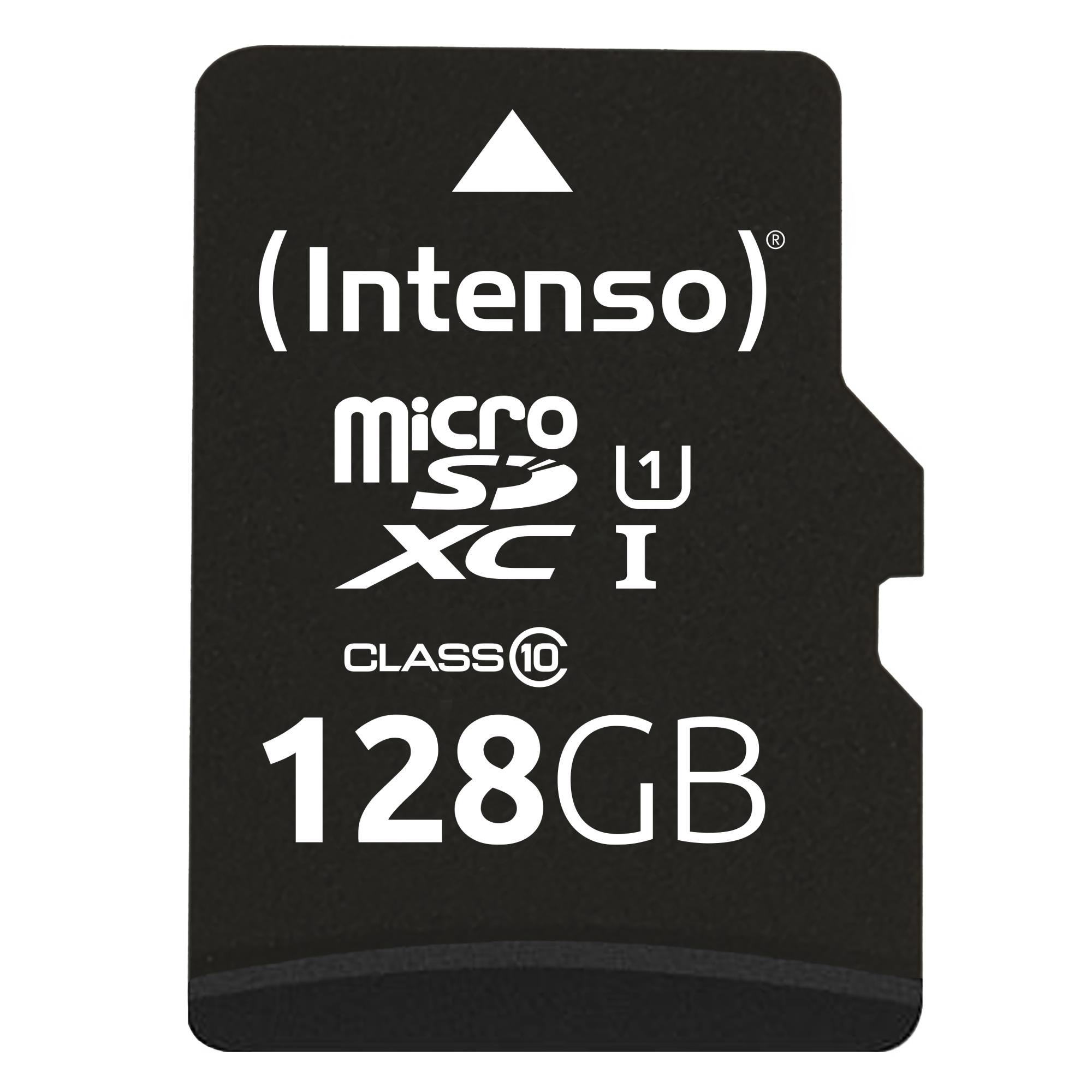 Intenso Micro SDXC 128GB UHS-I atminties kortelė su adapteriu