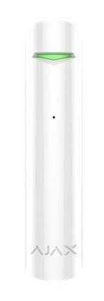 Ajax belaidis stiklo dūžio detektorius GlassProtect baltas