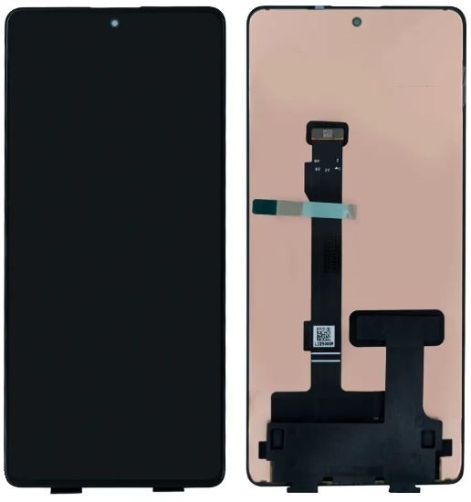 Ekranas Xiaomi Redmi Note 12 Pro 5G/Note 12 Pro+ 5G/Poco X5 Pro 5G su lietimui jautriu stikliuku Black ORG