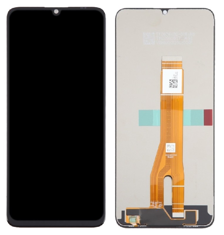 Ekranas Huawei Honor X7A su lietimui jautriu stikliuku Black ORG