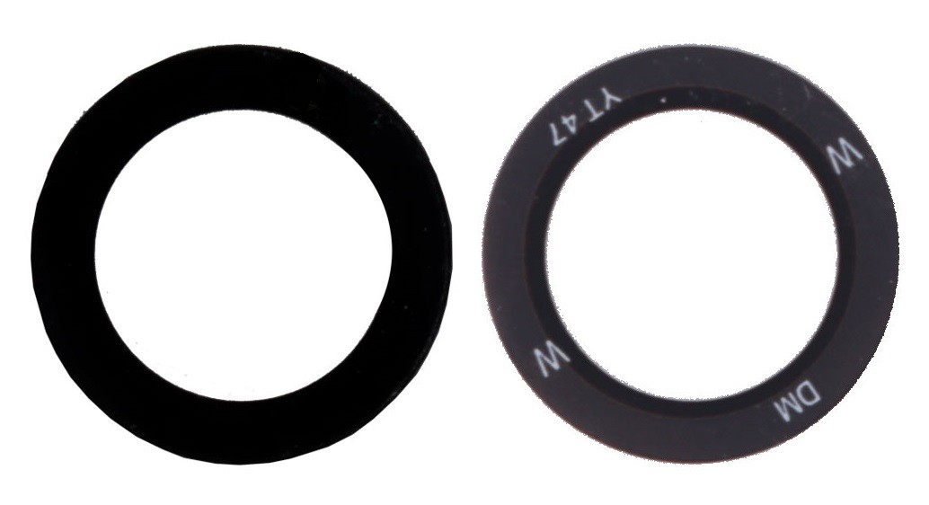 Samsung S911/S916 S23/S23 Plus kameros stikliukas Black (lens Main/UW) (service pack)