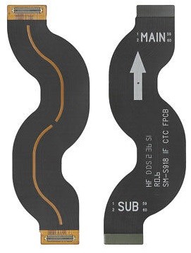 Lanksčioji jungtis Samsung S918 S23 Ultra pagrindinė (SUB CTC) originali (service pack)