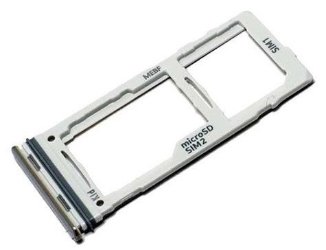 SIM kortelės laikiklis Samsung M526 M52 5G White originalus (service pack)