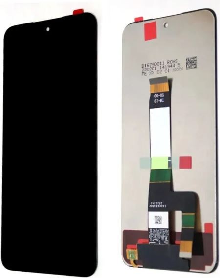 Ekranas Xiaomi Redmi 12 4G/12 5G/Poco M6 Pro 5G su lietimui jautriu stikliuku Black ORG