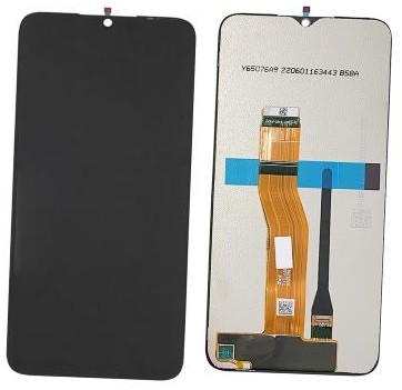 Ekranas Huawei Honor 70 Lite/X8 5G/X6 4G/X5 4G su lietimui jautriu stikliuku Black ORG