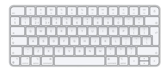 Belaidė klaviatūra Magic Keyboard A2450 (2021) originali su įpakavimu (used Grade A) Silver