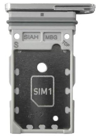 SIM kortelės laikiklis Samsung S918 S23 Ultra Dual Sky Blue/Lime ORG