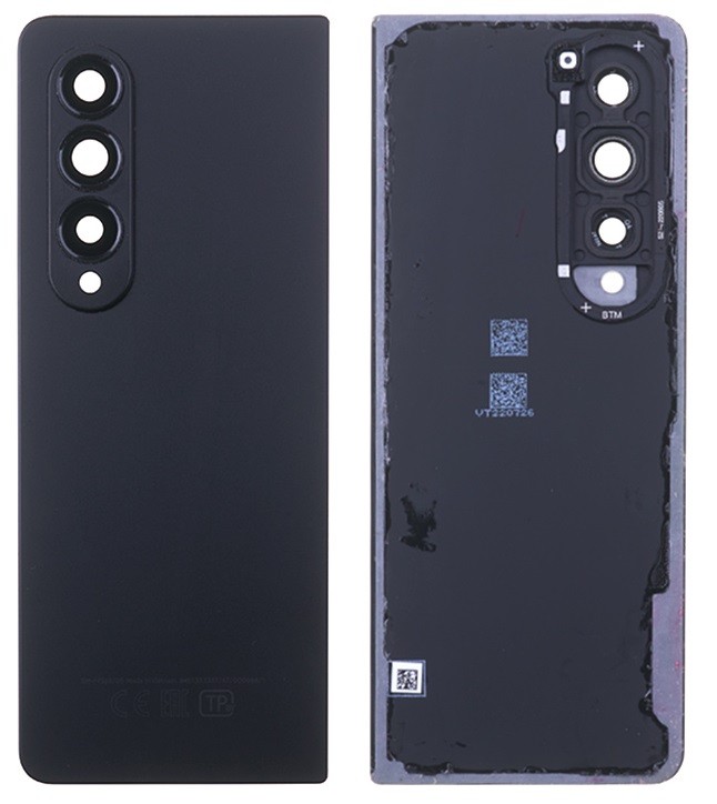 Galinis dangtelis Samsung F936 Galaxy Z Fold 4 Phantom Black originalus (used Grade B)