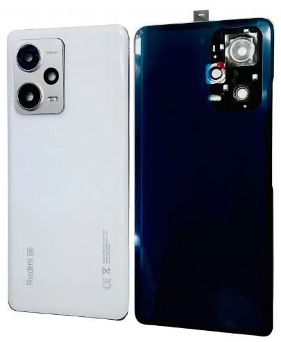 Galinis dangtelis Xiaomi Redmi Note 12 Pro+ 5G Polar White su kameros stikliuku ORG