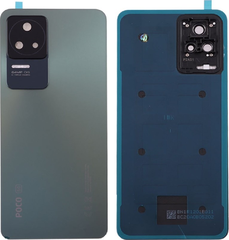 Galinis dangtelis Xiaomi Poco F4 Night Black originalus (service pack)