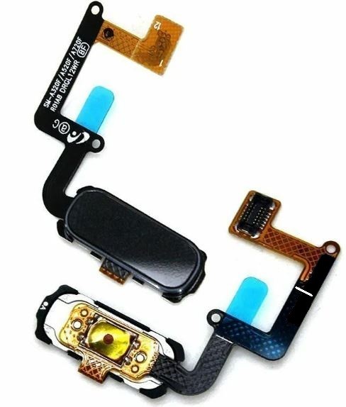 Lanksčioji jungtis Samsung A320F A3 2017/A520F A5 2017/A720F A7 2017 su juodu HOME mygtuku ORG