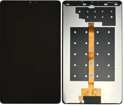 Ekranas Samsung X115 TAB A9 LTE 8.7 2023 (compatible with X110 A9 WiFi) su lietimui jautriu stikliuku Black originalus (service pack)