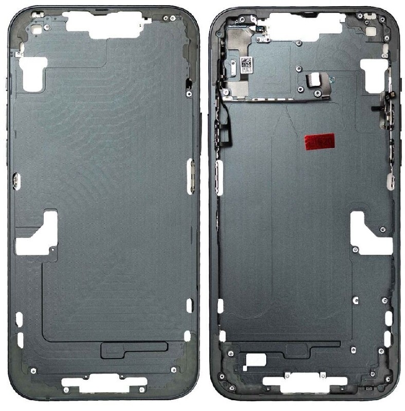 Vidinis korpusas iPhone 14 Plus Midnight su šoniniais mygtukais originalus (used Grade A)