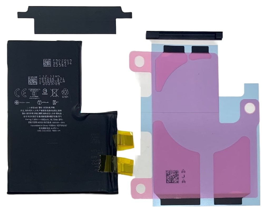 Akumuliatorius ORG skirtas iPhone 13 Pro Max 4352mAh without BMS su lipduku