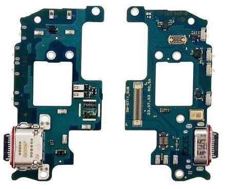 Lanksčioji jungtis Samsung S711 S23 FE 5G su įkrovimo kontaktu, mikrofonu originali (service pack)