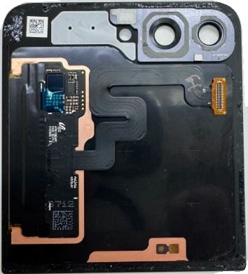 Ekranas Samsung F731 Z Flip5 5G su lietimui jautriu stikliuku išorinis (Outer) Graphite originalus (used Grade A)