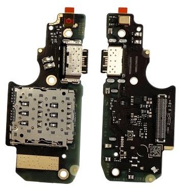 Lanksčioji jungtis Xiaomi Redmi Note 11 Pro 4G įkrovimo kontakto ir mikrofonu, SIM kortelės kontaktu originalus (service pack)