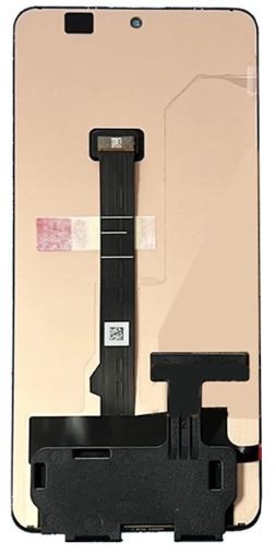 Ekranas Xiaomi Redmi Note 13 Pro 5G/Poco X6 5G su lietimui jautriu stikliuku Black ORG