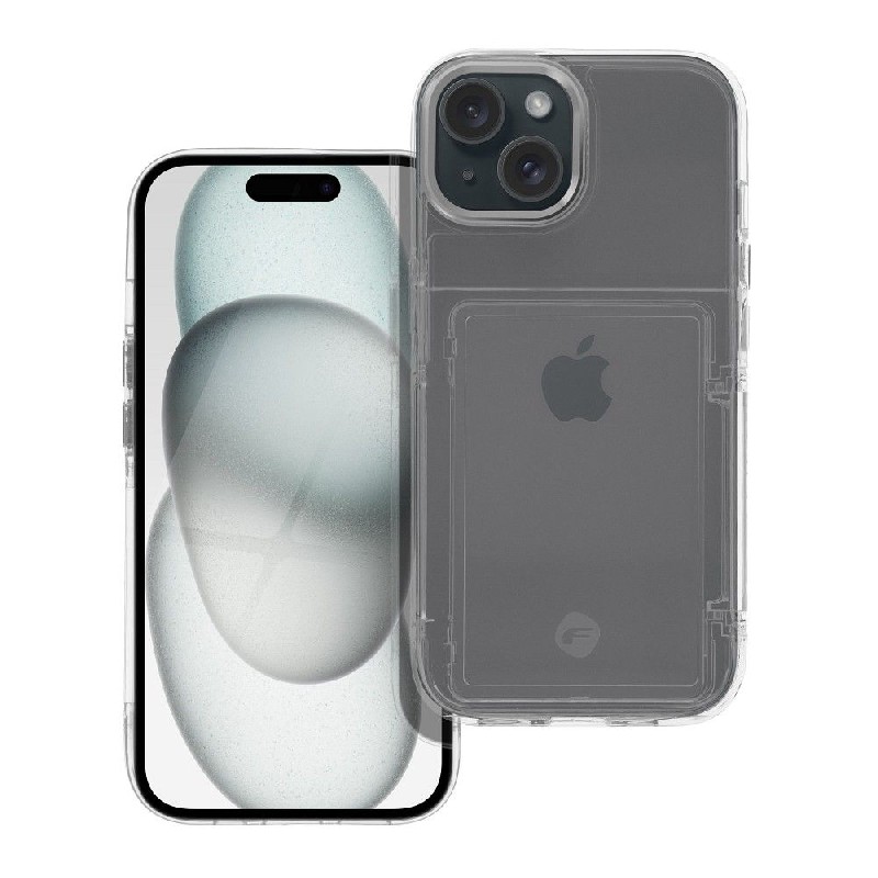 Dėklas Forcell F-PROTECT skirtas iPhone 15 skaidrus