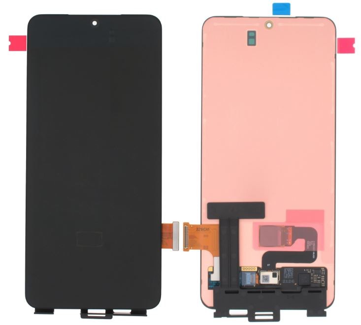 Ekranas Samsung G991 S21 5G su lietimui jautriu stikliuku (NO FRAME) originalus (service pack)