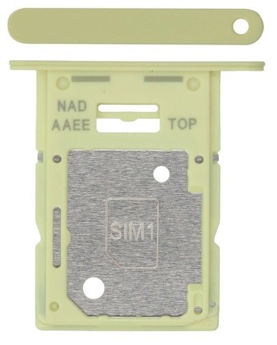 SIM kortelės laikiklis Samsung A155 A15 4G Yellow originalus (service pack)