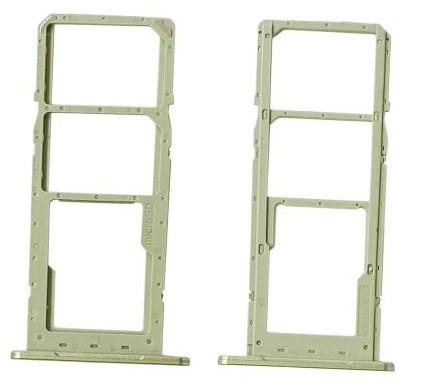 SIM kortelės laikiklis Samsung A14 4G A145 Light Green originalus (service pack)