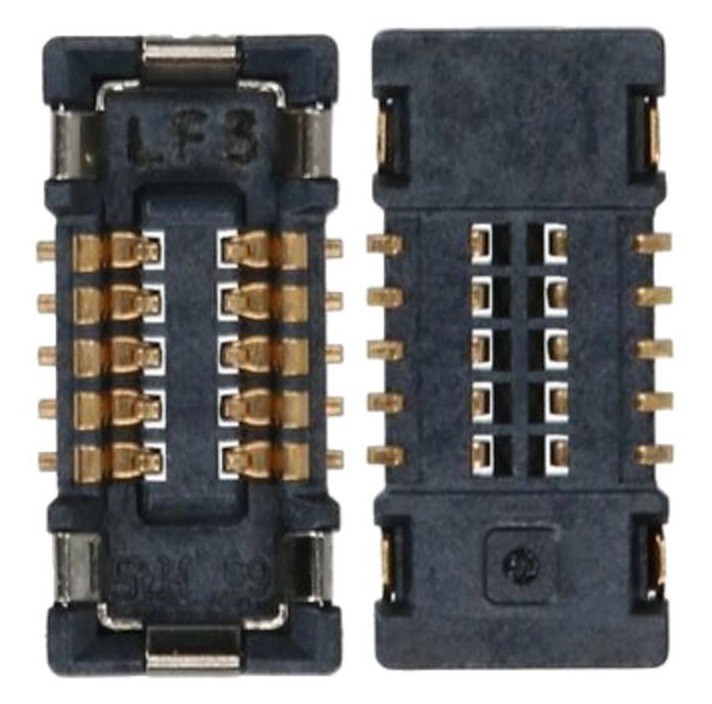 Samsung A047/A125/A127/A135/A136/A137/A217/A225/A236/A326/A346/A556/A710/G525/G556/G715/G736/G980/G985/G986/G988/N770/N975/N976/N980/N981/S711/S721/S908/S918/S928 Board connector BTB socket 2x5pin (service pack)