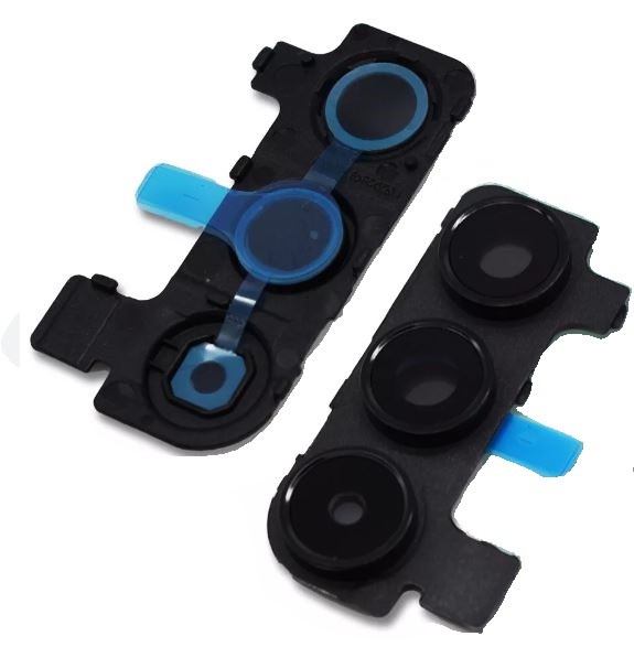 Samsung A155 A15 4G/A156 A15 5G kameros stikliukas su rėmeliu Black (service pack)