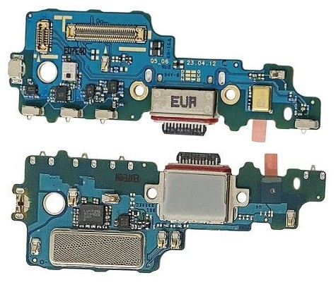 Lanksčioji jungtis Samsung F946 Galaxy Z Fold5 5G su įkrovimo kontaktu ir mikrofonu originali (service pack)