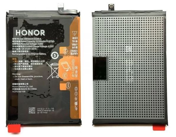 Akumuliatorius originalus Huawei Honor X7a 5230mAh HB5066A1EGW (service pack)