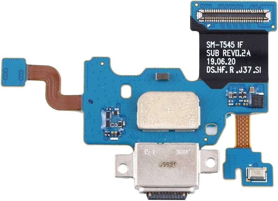 Lanksčioji jungtis Samsung T540/T545 Tab Active Pro 10.1 su įkrovimo kontaktu ir ausinių lizdu originali (service pack)