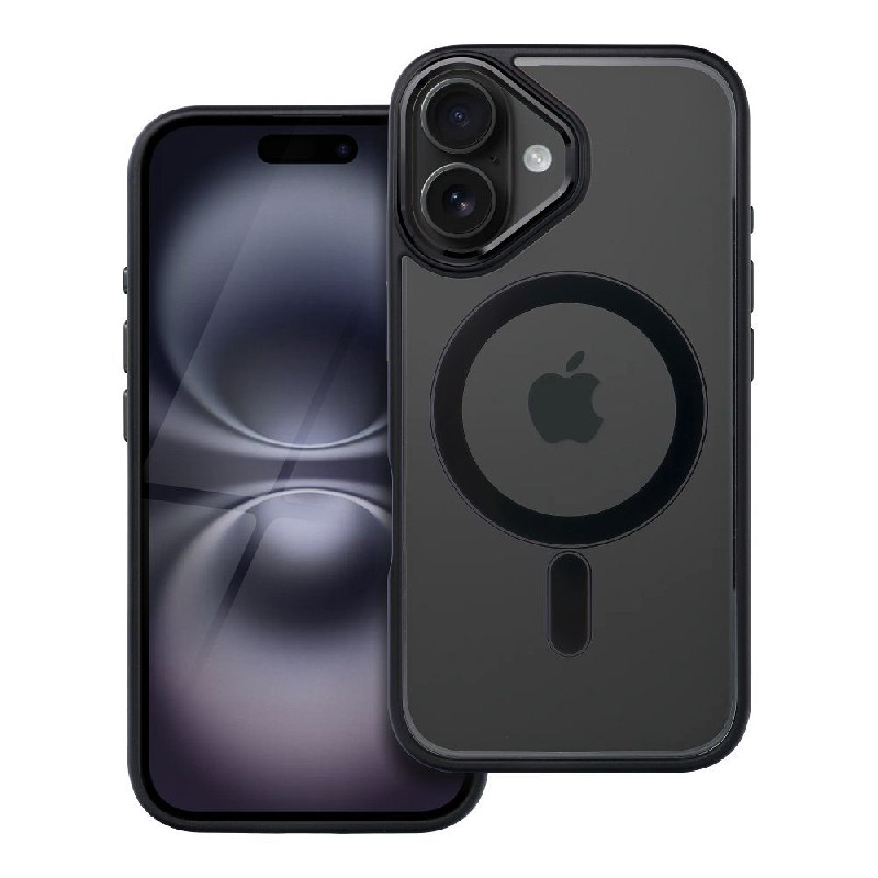 Dėklas Color Edge Mag Cover (MagSafe) skirtas iPhone 16 Plus juodas