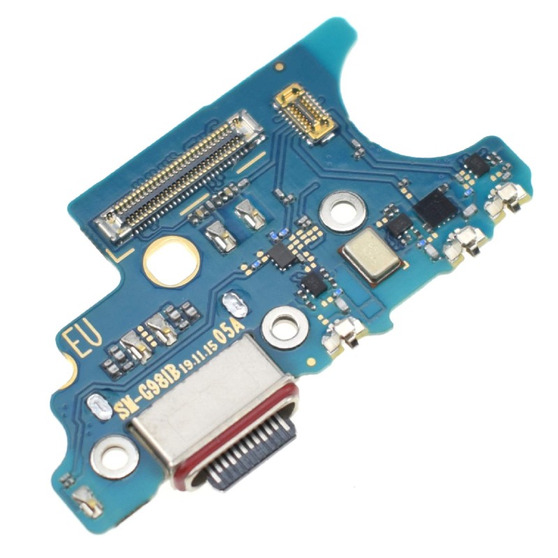 Lanksčioji jungtis Samsung G981/G980 S20 su įkrovimo kontaktu, mikrofonu originali (used Grade A)