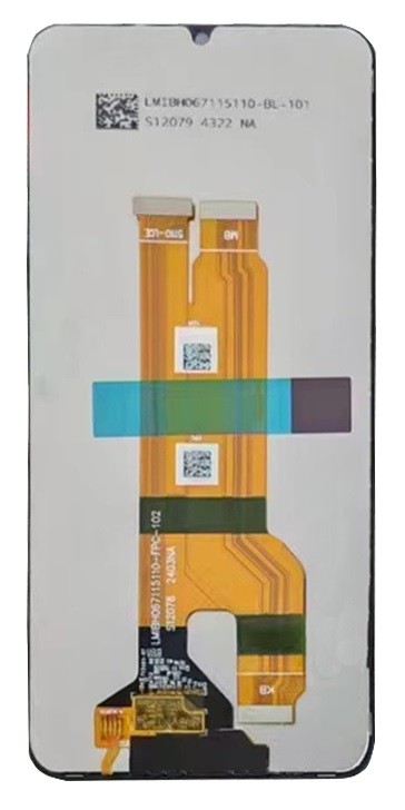 Ekranas Realme C61 4G/C63 4G/N63 4G su lietimui jautriu stikliuku Black ORG