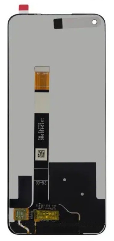 Ekranas Realme 8 5G/NARZO 30 5G su lietimui jautriu stikliuku Black ORG