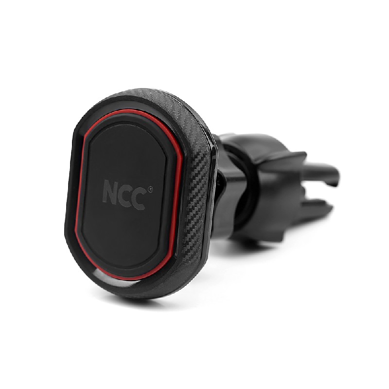 Automobilinis universalus telefono laikiklis NCC (CH11) tvirtinamas ant ventiliacijos grotelių, magnetinis, juodas