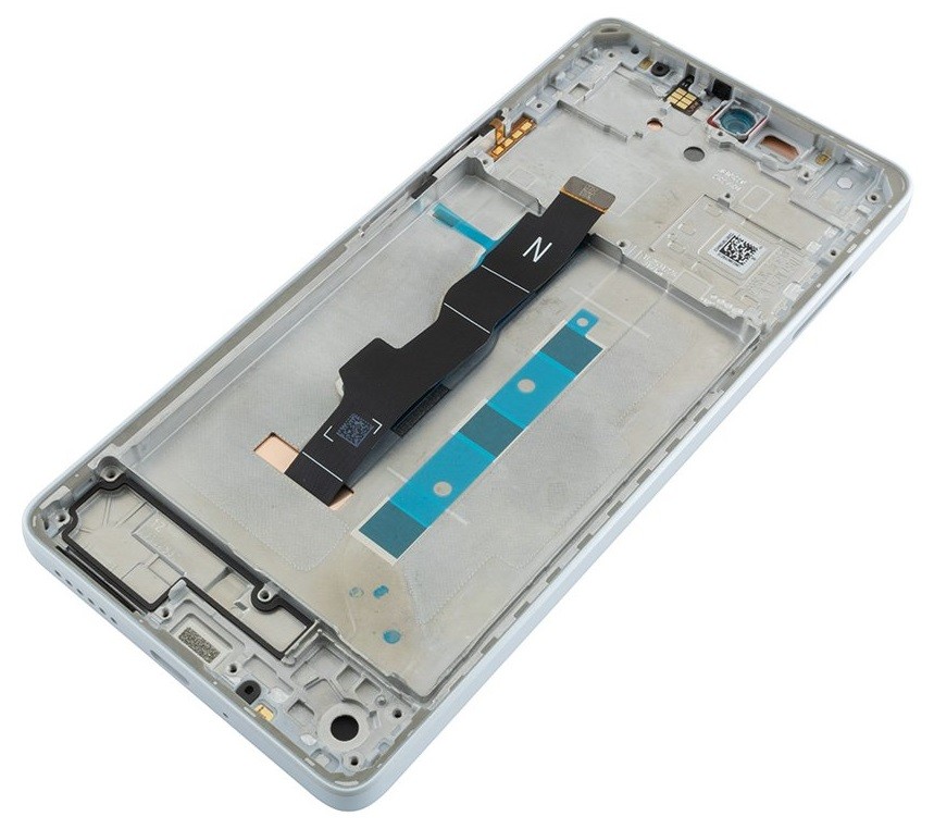 Ekranas Xiaomi Redmi Note 13 5G su lietimui jautriu stikliuku ir rėmeliu Ocean Teal originalus (service pack)