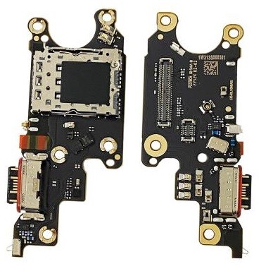 Lanksčioji jungtis Xiaomi 13 Lite su įkrovimo kontaktu ir mikrofonu, SIM kortelės kontaktu originali (service pack)