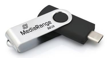 USB atmintinė USB-C 32GB MediaRange MR1952