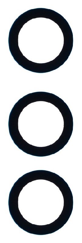 Samsung S711 S23 FE kameros stikliukas Black (only lens 3pcs) ORG