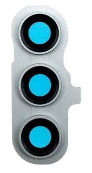 Samsung S711 S23 FE kameros stikliukas su rėmeliu Silver ORG