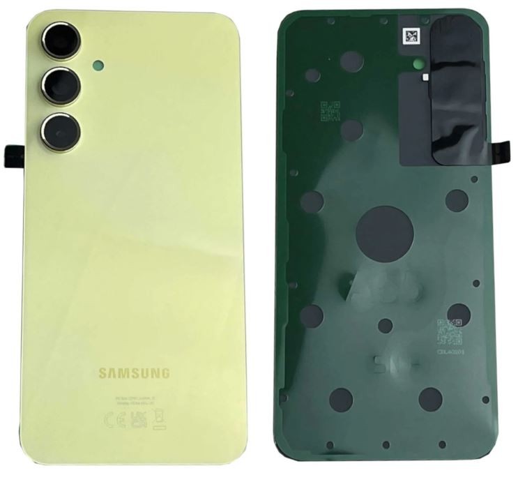 Galinis dangtelis Samsung A556 A55 5G Lemon/Lime originalus (service pack)