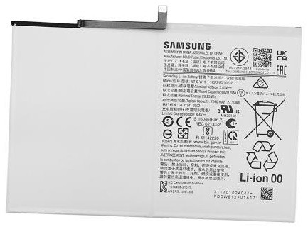 Akumuliatorius originalus Samsung Tab A9+ X210/X215/X216 WT-S-W11 7040mAh (service pack)