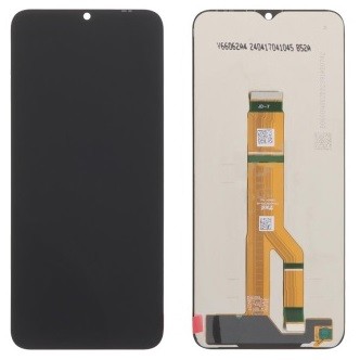 Ekranas Huawei Honor X6b su lietimui jautriu stikliuku Black ORG