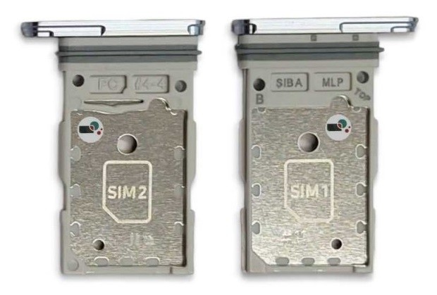 SIM kortelės laikiklis Samsung S921 S24/S926 S24 Plus Dual Sapphire Blue originalus (service pack)