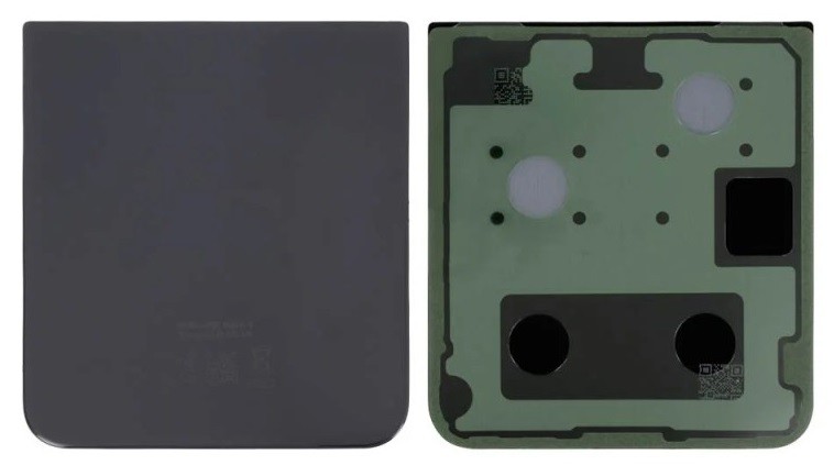 Galinis apatinis dangtelis Samsung F731 Z Flip 5 Graphite originalus (used Grade C)