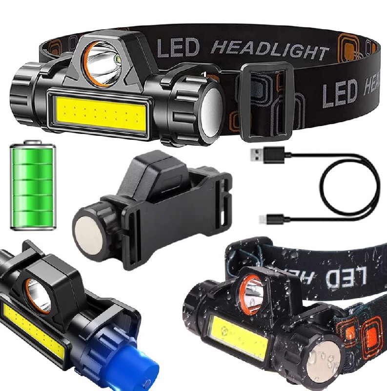 Žibintuvėlis ant galvos RC-K-1228 4in1 (LED)
