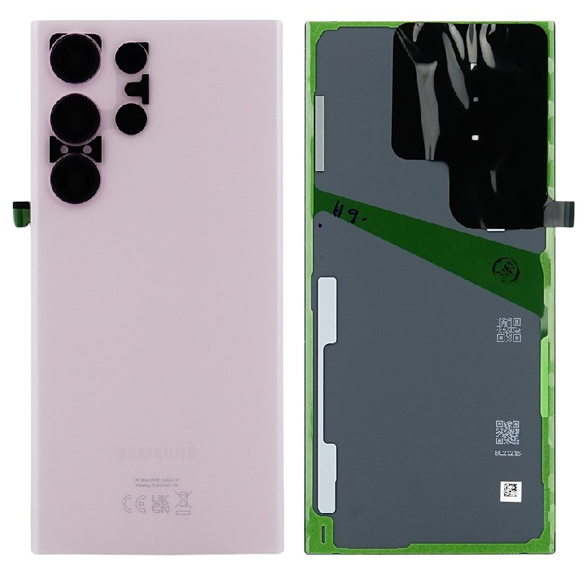 Galinis dangtelis Samsung S918 S23 Ultra Lavender originalus (service pack)